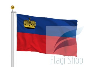 Flaga Liechtenstein 150x90 cm Flagi Liechtensteinu