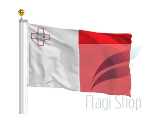 Flaga Malta 150x90 cm Flagi Malty Maltańska - Duża