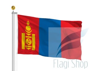 Flaga Mongolia 150x90 cm Flagi Mongolii Mongolska