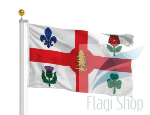 Flaga Montreal 150x90 cm Flagi Montrealu