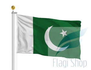 Flaga Pakistan 150x90 cm Flagi Pakistanu Islam