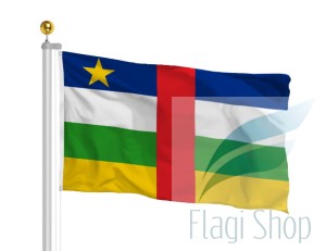 Flaga Republika Środkowoafrykańska 150x90 cm Afryka