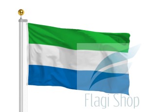 Flaga Sierra Leone 150x90 cm Flagi Sierra Leone