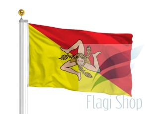 Flaga Sycylia 150x90 cm Flagi Sycylii Sicilia
