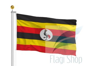 Flaga Uganda 150x90 cm Flagi Ugandy