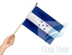 Flaga na patyku Honduras Flagi Hondurasu
