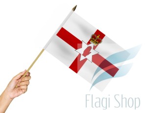 Flaga na patyku IRLANDIA PÓŁNOCNA 45X30 Irlandii