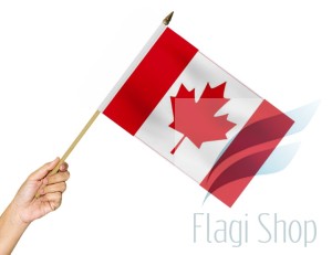 Flaga na patyku Kanada Flagi Kanady Canada Canady