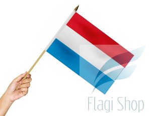 Flaga na patyku LUKSEMBURG 45X30 Luksemburga