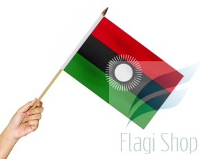 Flaga na patyku Malawi 45x30 Flagi Malawi