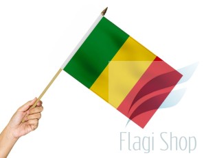 Flaga na patyku Mali 30x45 Flagi Mali