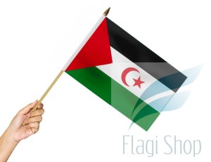 Flaga na patyku Sahara Zachodnia 45x30 Flagi