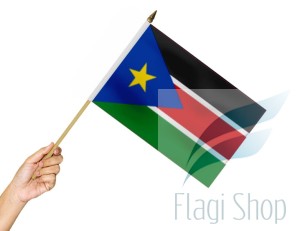 Flaga na patyku Sudan Południowy 30x45 Flagi