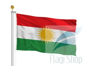Flaga Kurdystan 150x90 Flagi Kurdystanu Kurdistan