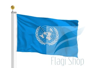 Flaga ONZ 150x90 cm Flagi ONZ UN