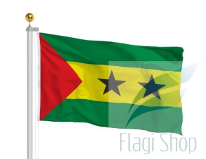 Flaga Wyspy Świętego Tomasza i Książęca 150x90 cm