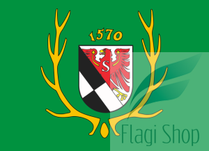 Flaga miasta Gołdap - na zamówienie 150x90 Gołdapi   