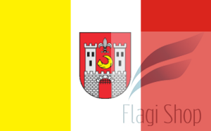 Flaga miasta Sława - na zamówienie 110x70 Sławy