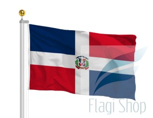 Flaga Dominikana 150x90 Flagi Republika Dominikany
