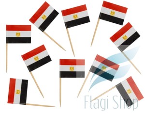 Flaga EGIPT Pikery 20 szt Wykałaczki EGIPTU