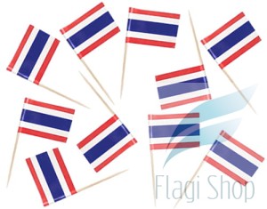 Flaga TAJLANDIA Pikery 20 szt. Wykałaczki TAJLANDII
