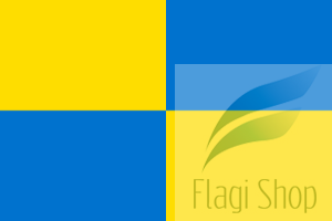 Flaga miasta Strzelin - na zamówienie 150x90 Strzelina