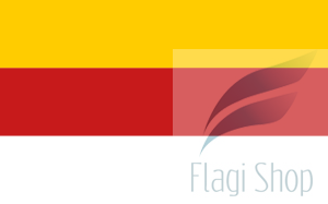 Flaga miasta Wiązów - na zamówienie 150x90 Wiązowa