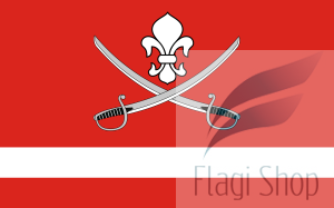 Flaga gminy Nowa Wieś Wielka - na zamówienie 150x90 Nowej Wsi-Wielkiej