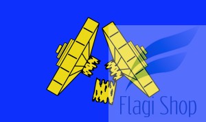 Flaga gminy Osie - na zamówienie 150x90 Osia 