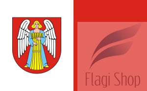 Flaga gminy Zławieś Wielka - na zamówienie 150x90 gmina Złejwsi Wielkiej