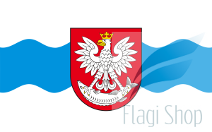 Flaga miasta Nieszawa - na zamówienie 150x90 Nieszawy
