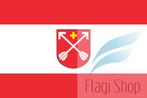 Flaga miasta Strzelno - na zamówienie 110x70  Strzelna