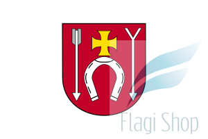 Flaga gminy Czerniewice  - na zamówienie 150x90 Czerniewic    