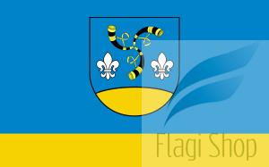 Flaga gminy Nieborów  - na zamówienie 110x70 Nieborowa   