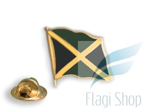 Przypinka JAMAJKA Flaga Pins Wpinka JAMAJKI - falista
