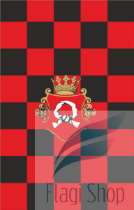 Flaga miasta Czarnków - na zamówienie 150x90 Czarnkowa