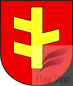 Flaga miasta Rychwał - na zamówienie 150x90 Rychwała  