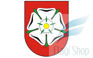 Flaga miasta Września - na zamówienie 150x90 Wrześni  