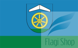 Flaga gminy Ożarowice - na zamówienie 150x90 Ożarowic