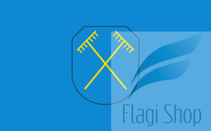 Flaga miasta Rydułtowy - na zamówienie 110x70 Rydułtów  