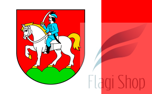 Flaga gminy Węgierska Górka - na zamówienie 150x90 Węgierskiej Górki
