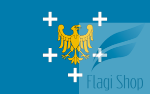 Flaga Powiat bieruńsko-lędziński - na zamówienie 110x70 Powiatu bieruńsko-lędzińskiego