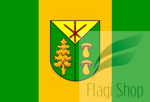 Flaga gminy Harasiuki - na zamówienie 150x90 Harasiuk