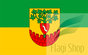 Flaga gminy Jawornik Polski - na zamówienie 150x90 Jawornika Polskiego