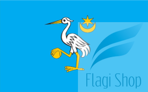 Flaga gminy Żurawica - na zamówienie 150x90 Żurawicy