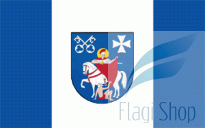 Flaga gminy Biskupice - na zamówienie 150x90 Biskupca