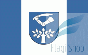 Flaga gminy Bystra-Sidzina - na zamówienie 110x70 Bystra-Sidzina