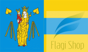 Flaga gminy Lipinki  - na zamówienie 150x90 Lipinek