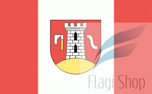Flaga gminy Nawojowa - na zamówienie 150x90 Nawojowej