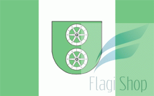 Flaga gminy Polanka Wielka - na zamówienie 110x70 Polanki Wielkiej